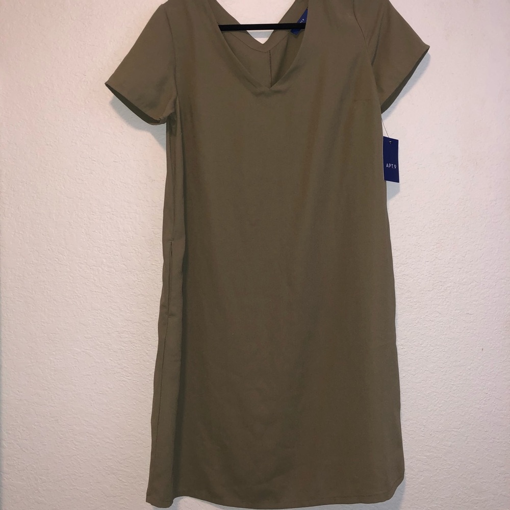 APT.9 Olive T-shirt dress